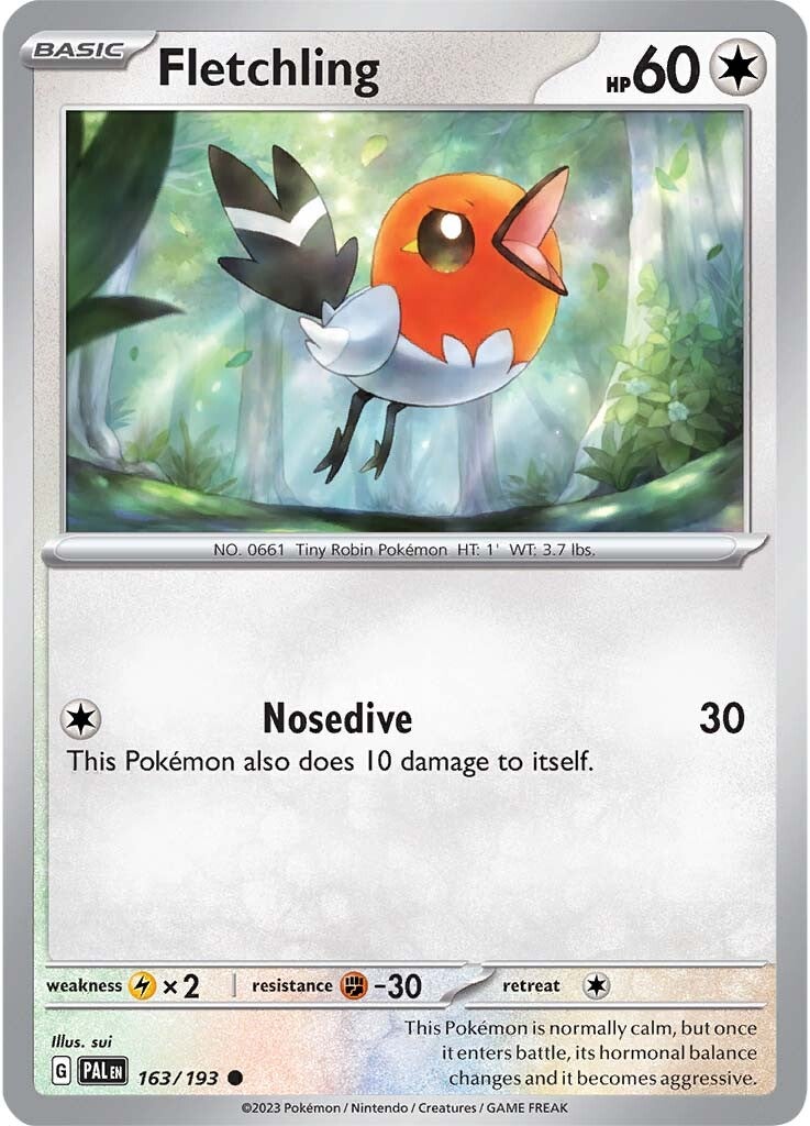 Fletchling (163/193) [Scarlet & Violet: Paldea Evolved] | Good Games Morley