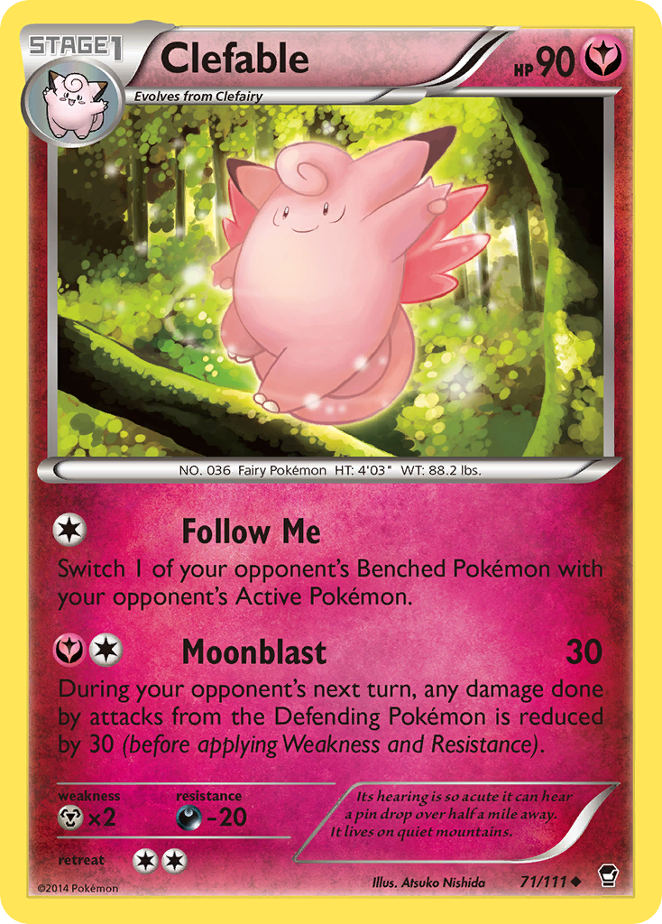 Clefable (71/111) [XY: Furious Fists] | Good Games Morley