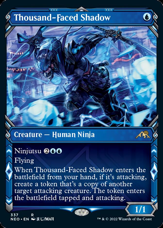 Thousand-Faced Shadow (Showcase Ninja) [Kamigawa: Neon Dynasty] | Good Games Morley