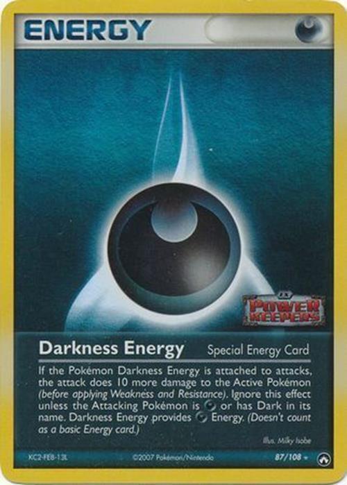 Darkness Energy (87/108) (Stamped) [EX: Power Keepers] | Good Games Morley