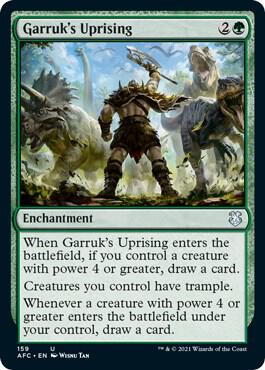 Garruks Uprising 159/62 (Commander: Adventures in the Forgotten Realms)  | Good Games Morley