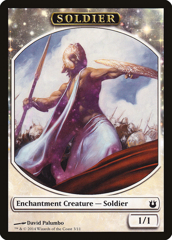 Soldier Token [Born of the Gods Tokens] | Good Games Morley