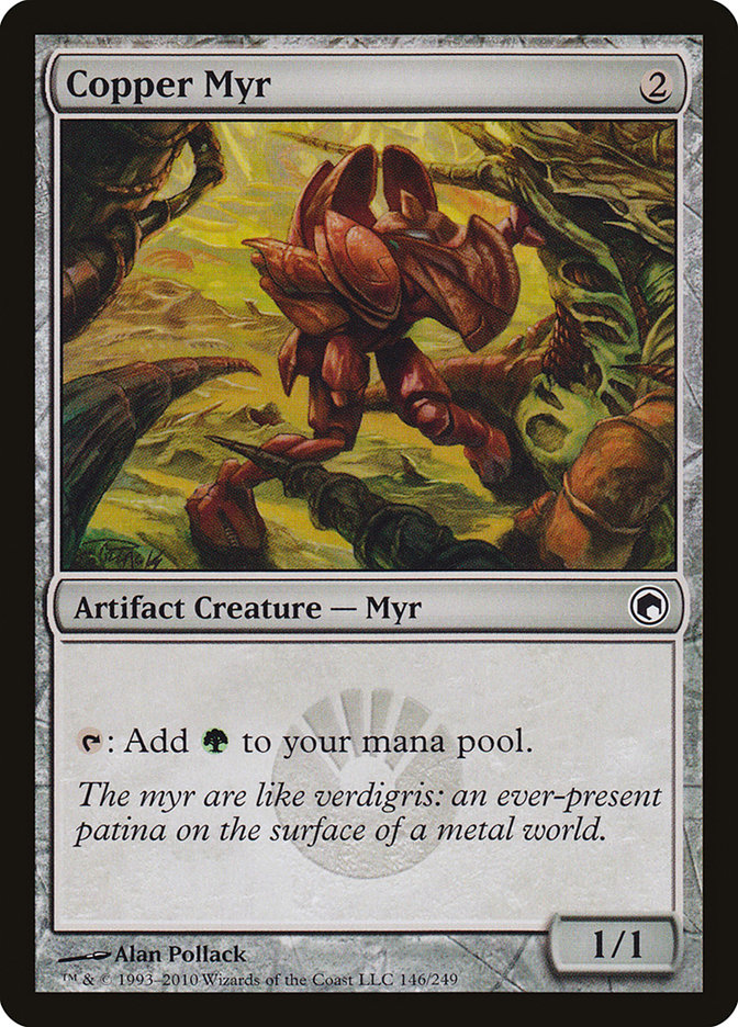 Copper Myr 146 (Scars of Mirrodin)  - Foil | Good Games Morley