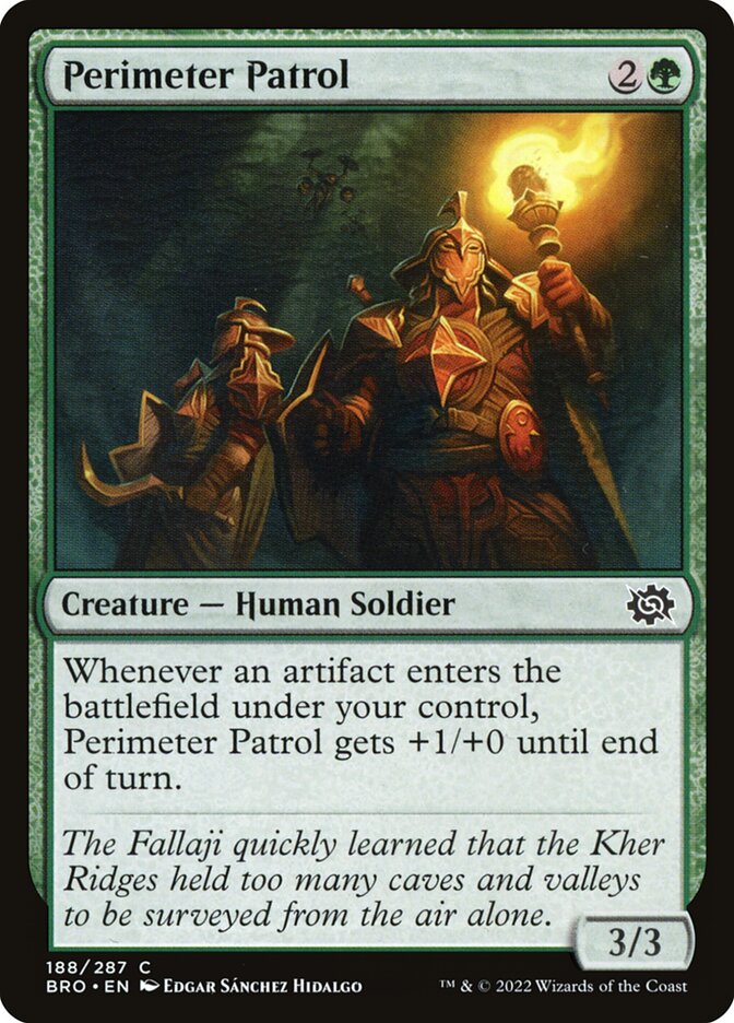 Perimeter Patrol 188/287 (The Brothers' War)  - Foil | Good Games Morley