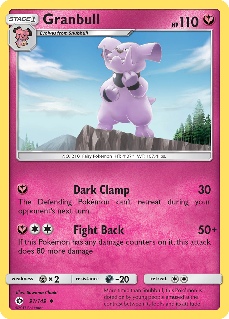 Granbull (91/149) [Sun & Moon: Base Set] | Good Games Morley
