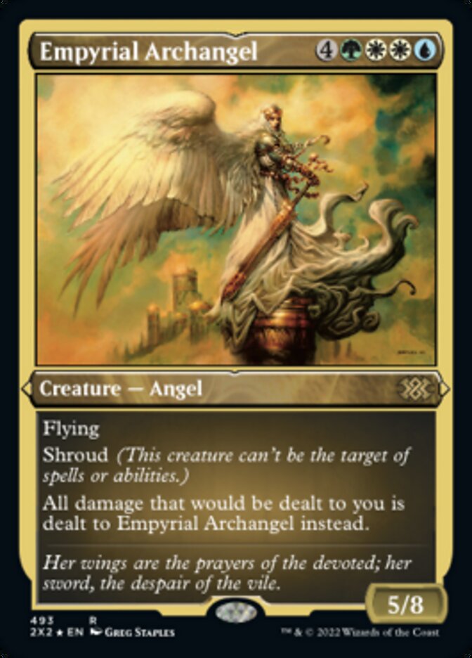 Empyrial Archangel (Foil Etched) [Double Masters 2022] | Good Games Morley