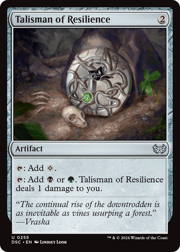 Talisman of Resilience [Duskmourn: House of Horror Commander] | Good Games Morley