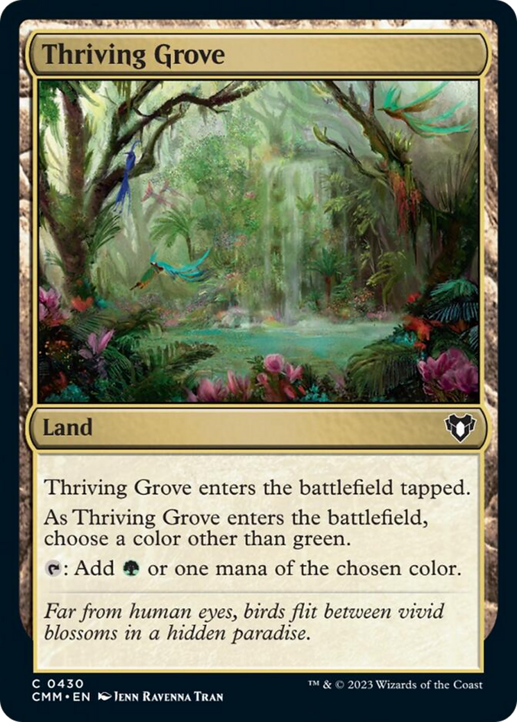 Thriving Grove [Commander Masters] | Good Games Morley