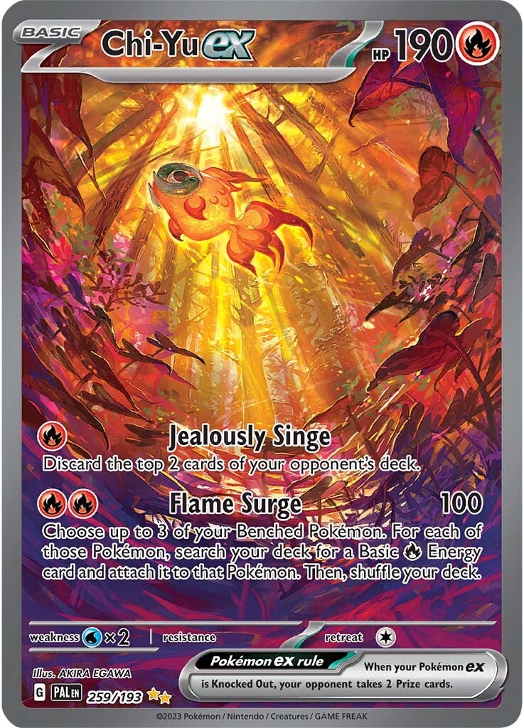 Chi-Yu ex (259/193) [Scarlet & Violet: Paldea Evolved] | Good Games Morley