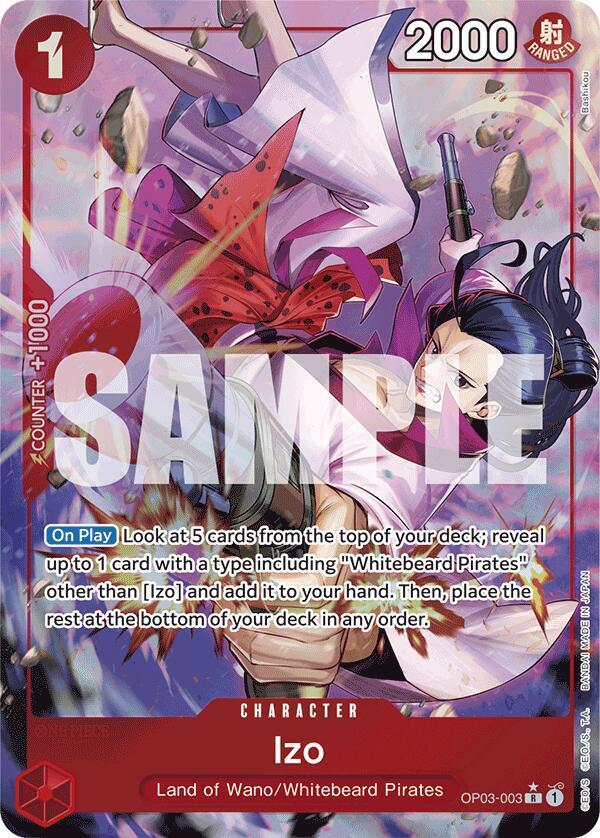 Izo OP03-003 (Premium Booster -The Best-)  - Alternate Art Foil | Good Games Morley