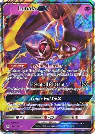 Lunala GX (66/149) (Jumbo Card) [Sun & Moon: Base Set] | Good Games Morley