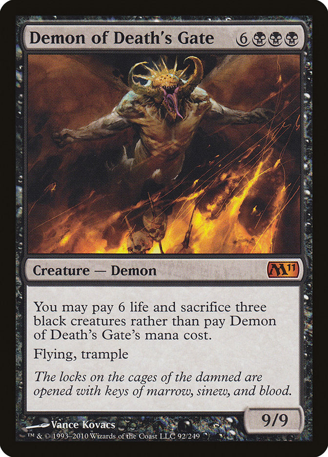 Demon of Death's Gate 92/249 (Magic 2011 (M11))  | Good Games Morley
