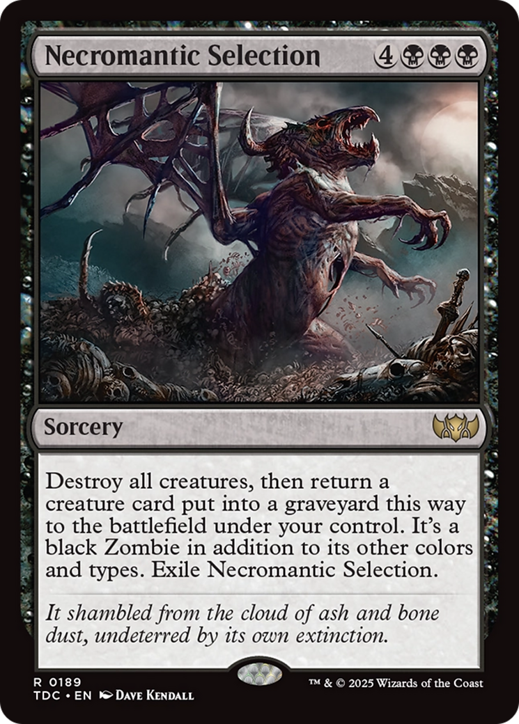 Necromantic Selection [Tarkir: Dragonstorm Commander] | Good Games Morley