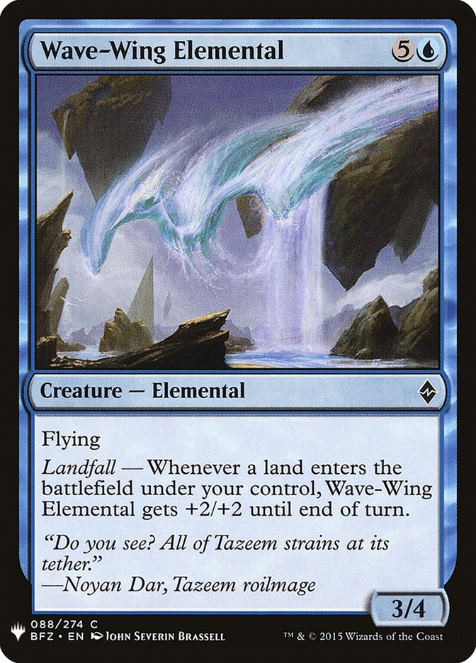 Wave-Wing Elemental [Mystery Booster] | Good Games Morley