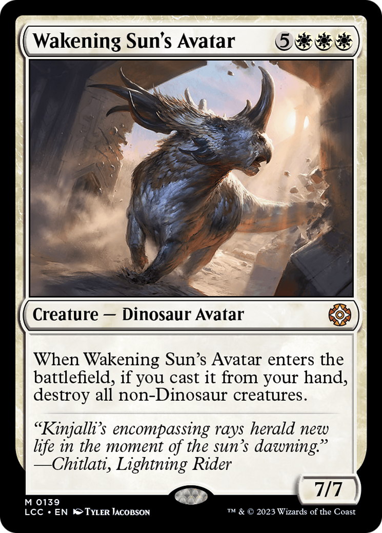 Wakening Sun's Avatar [The Lost Caverns of Ixalan Commander] | Good Games Morley