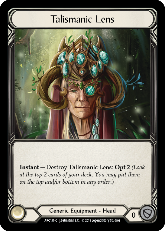 Talismanic Lens [ARC151-C] (Arcane Rising)  1st Edition Normal | Good Games Morley