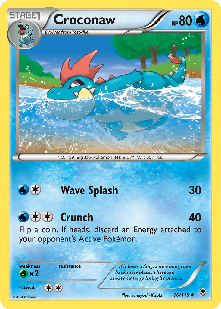 Croconaw (16/119) [XY: Phantom Forces] | Good Games Morley