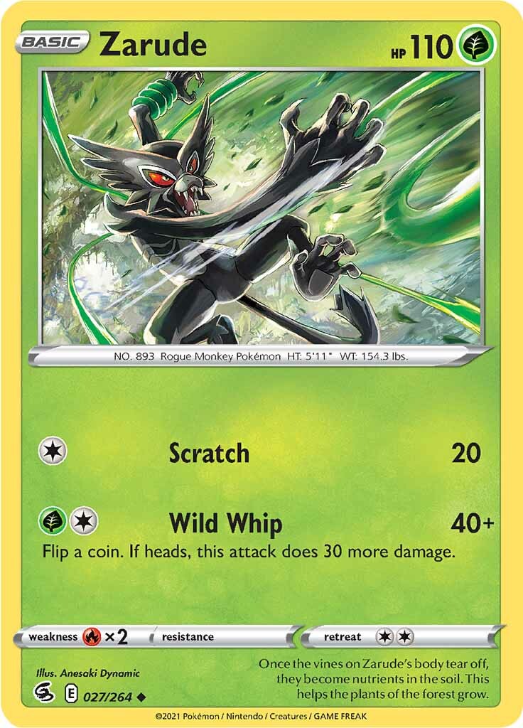 Zarude (027/264) [Sword & Shield: Fusion Strike] | Good Games Morley