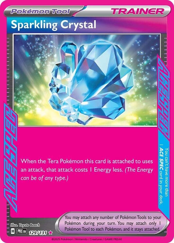 Sparkling Crystal (129/131) [Scarlet & Violet: Prismatic Evolutions] | Good Games Morley
