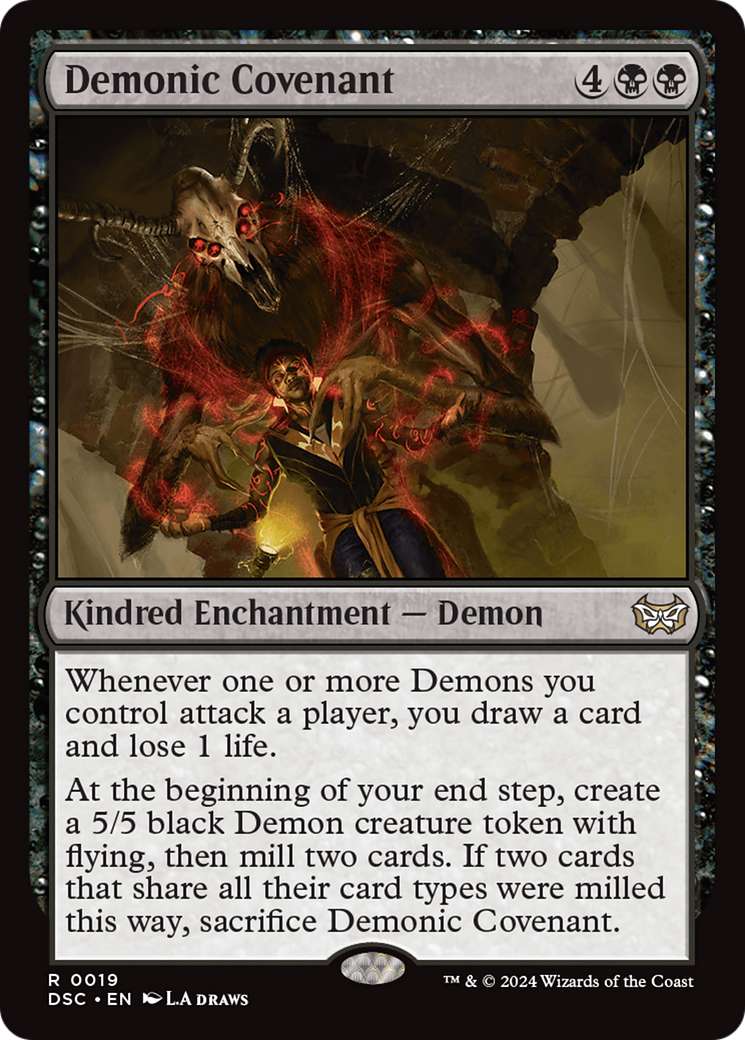 Demonic Covenant [Duskmourn: House of Horror Commander] | Good Games Morley