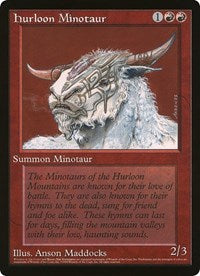 Hurloon Minotaur (Oversized) [Oversize Cards] | Good Games Morley