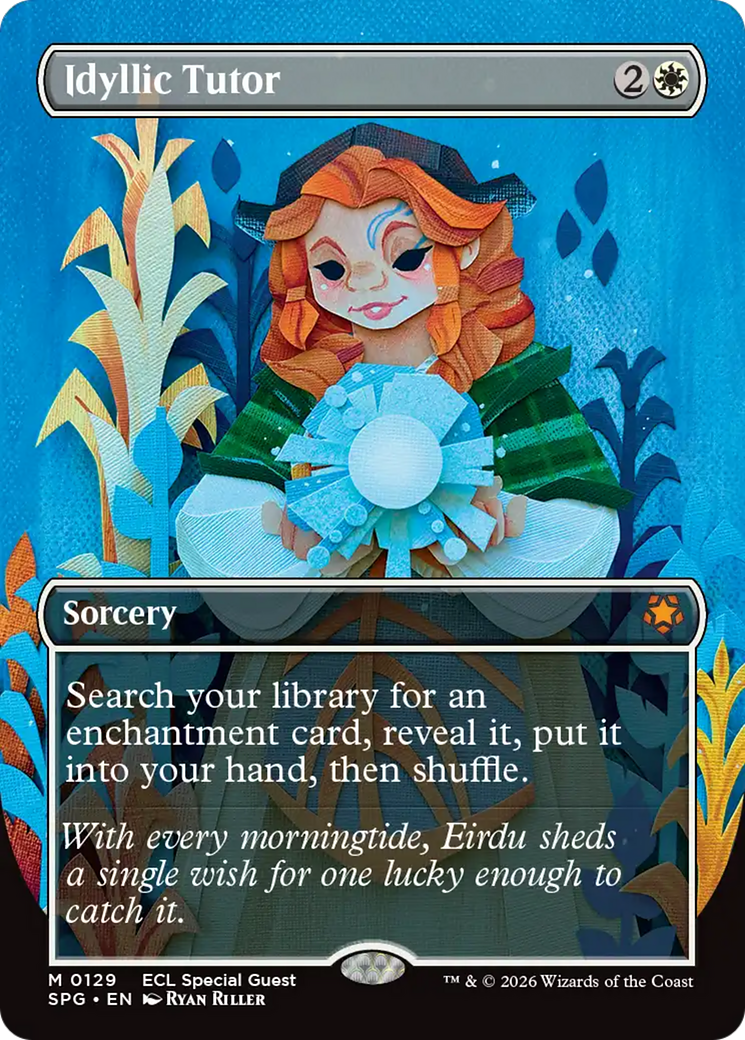 Idyllic Tutor (Borderless) [Lorwyn Eclipsed Special Guests] | Good Games Morley