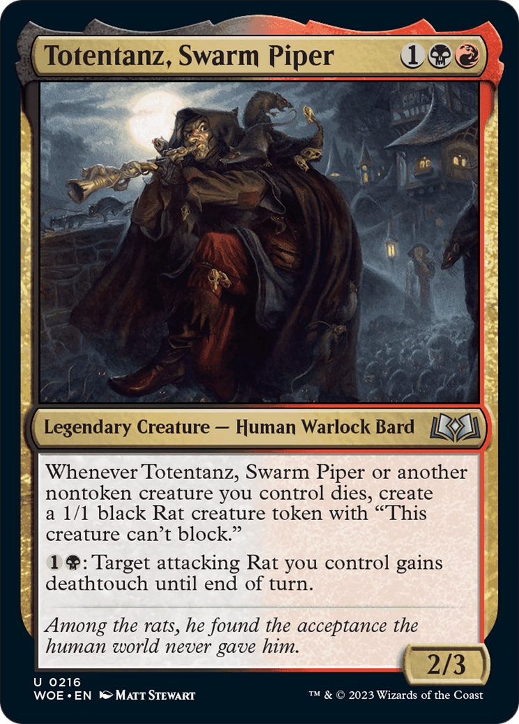 Totentanz, Swarm Piper [Wilds of Eldraine] | Good Games Morley