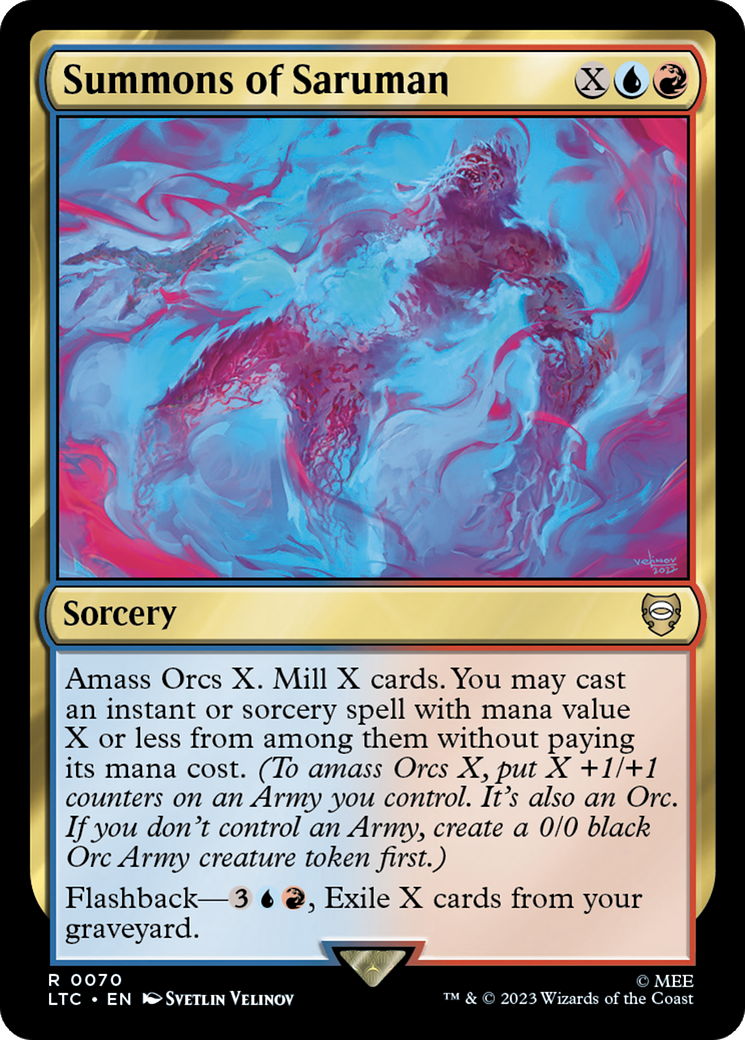 Summons of Saruman [The Lord of the Rings: Tales of Middle-Earth Commander] | Good Games Morley