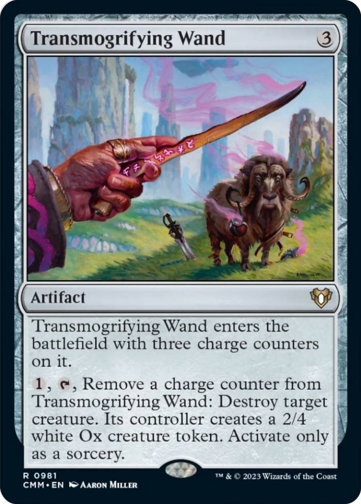 Transmogrifying Wand [Commander Masters] | Good Games Morley