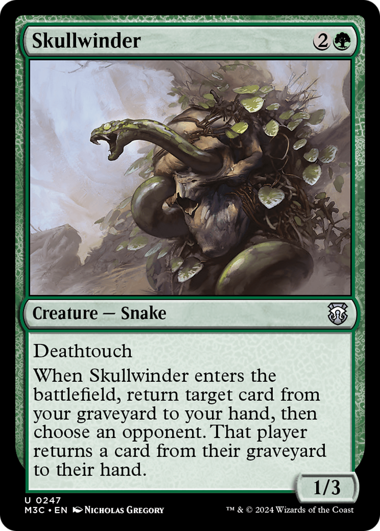 Skullwinder (Ripple Foil) [Modern Horizons 3 Commander] | Good Games Morley