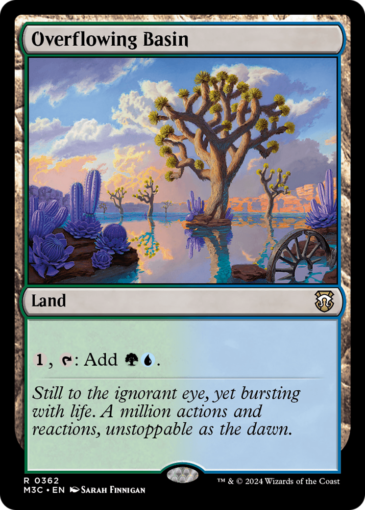 Overflowing Basin (Ripple Foil) [Modern Horizons 3 Commander] | Good Games Morley