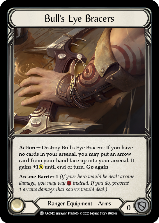 Bull's Eye Bracers [U-ARC042] (Arcane Rising Unlimited)  Unlimited Normal | Good Games Morley