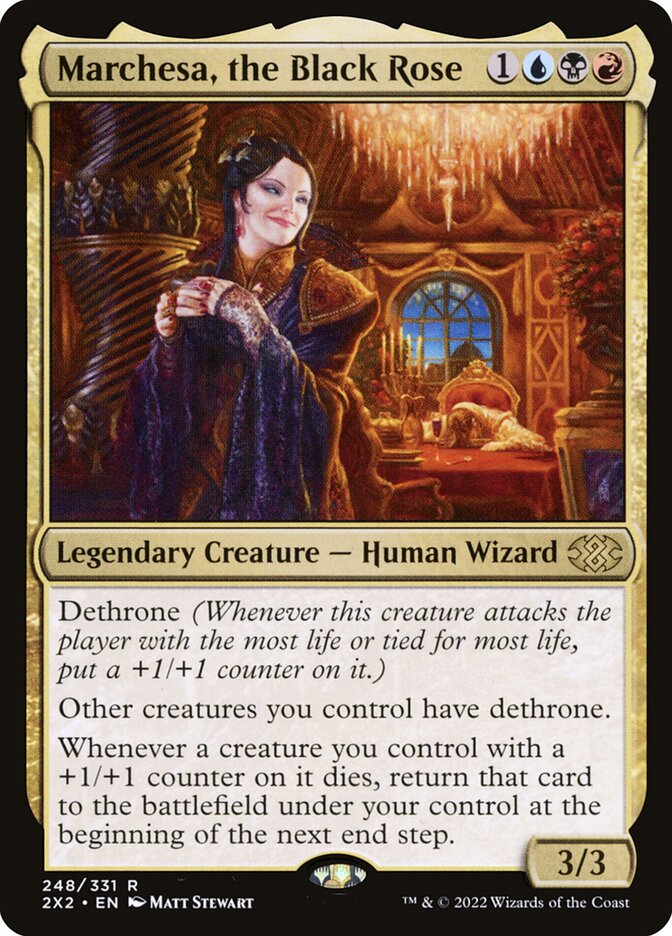 Marchesa, the Black Rose 248/331 (Double Masters 2022)  - Foil | Good Games Morley