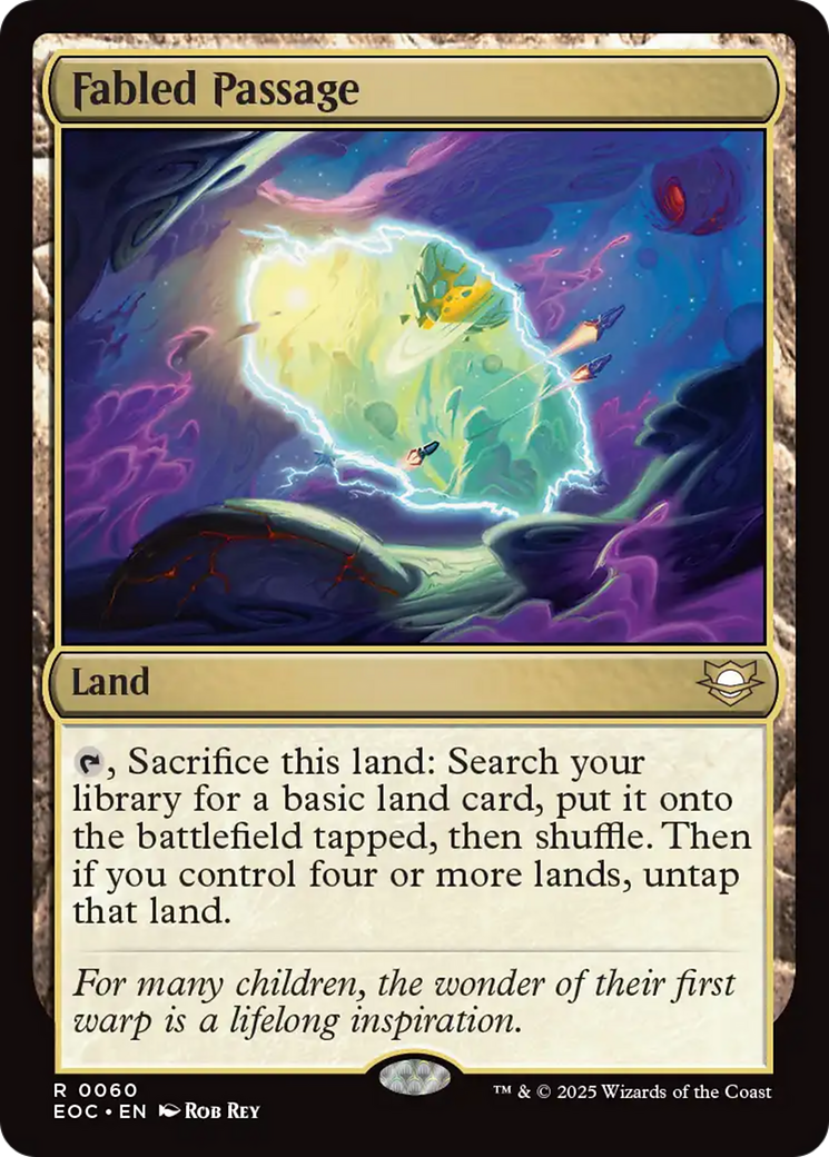 Fabled Passage [Edge of Eternities Commander] | Good Games Morley