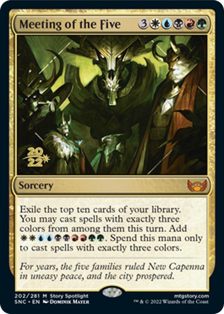 Meeting of the Five 202s/161 (Prerelease Cards)  - Foil | Good Games Morley