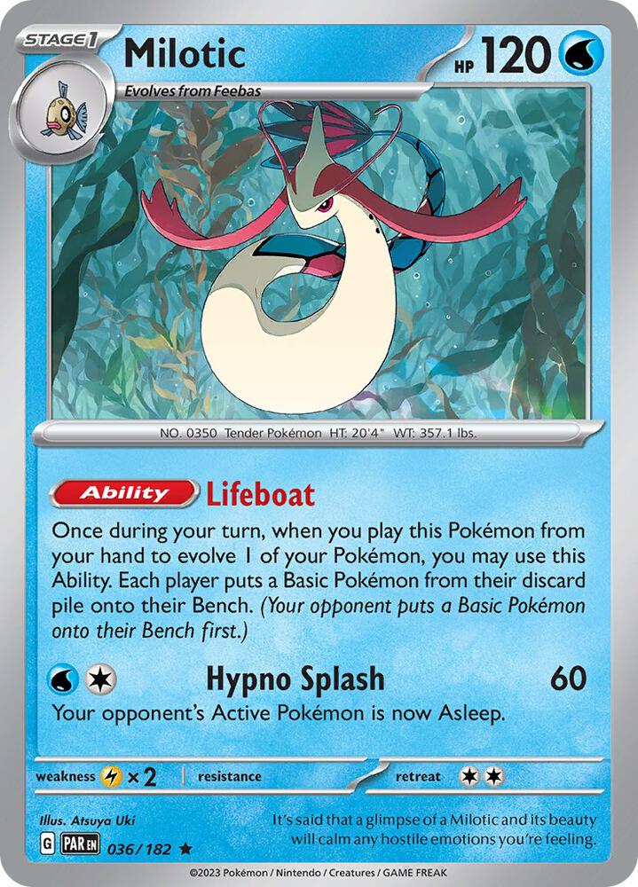 Milotic 036/182 (SV04: Paradox Rift)  - Holofoil | Good Games Morley
