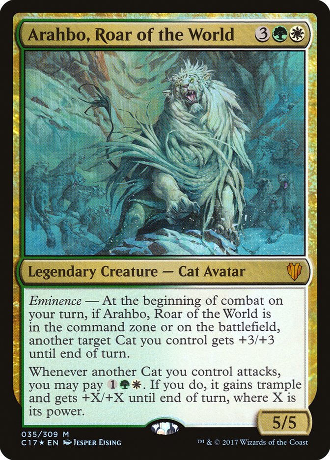 Arahbo, Roar of the World 35 (Commander 2017)  - Foil | Good Games Morley