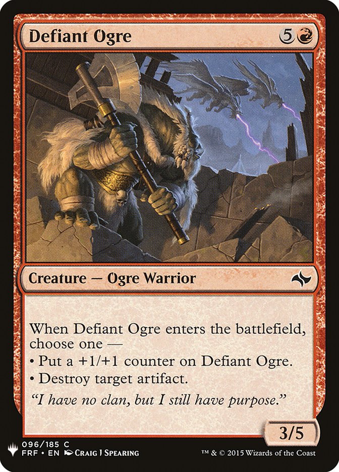Defiant Ogre [Mystery Booster] | Good Games Morley