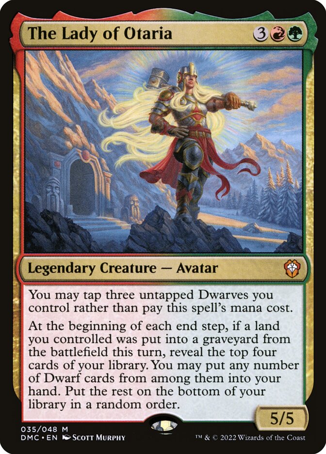 The Lady of Otaria 35/50 (Commander: Dominaria United)  - Foil | Good Games Morley