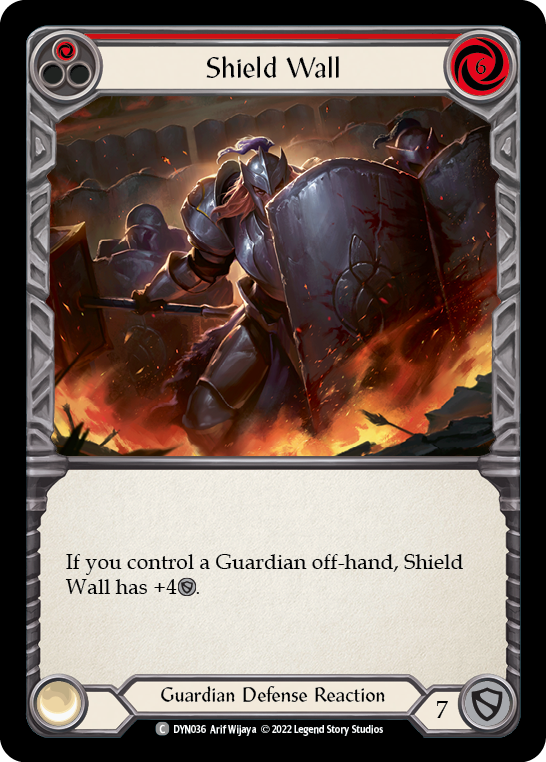 Shield Wall (Red) [DYN036] (Dynasty) | Good Games Morley