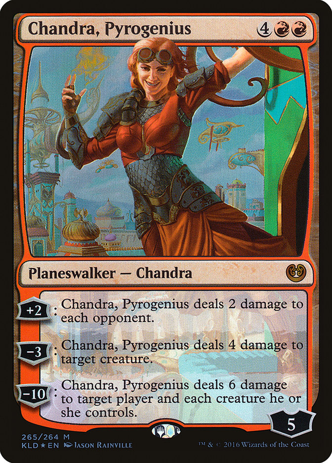 Chandra, Pyrogenius 265/264 (Kaladesh)  - Foil | Good Games Morley
