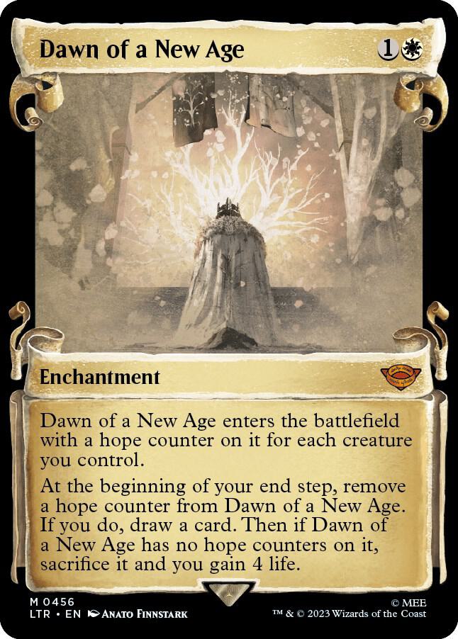 Dawn of a New Age 456 (Universes Beyond: The Lord of the Rings: Tales of Middle-earth)  - Showcase Scroll Foil | Good Games Morley