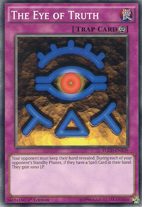 The Eye of Truth [YGLD-ENA39] Common | Good Games Morley