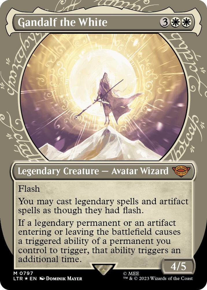 Gandalf the White 797 (Universes Beyond: The Lord of the Rings: Tales of Middle-earth)  - Showcase Surge Foil | Good Games Morley