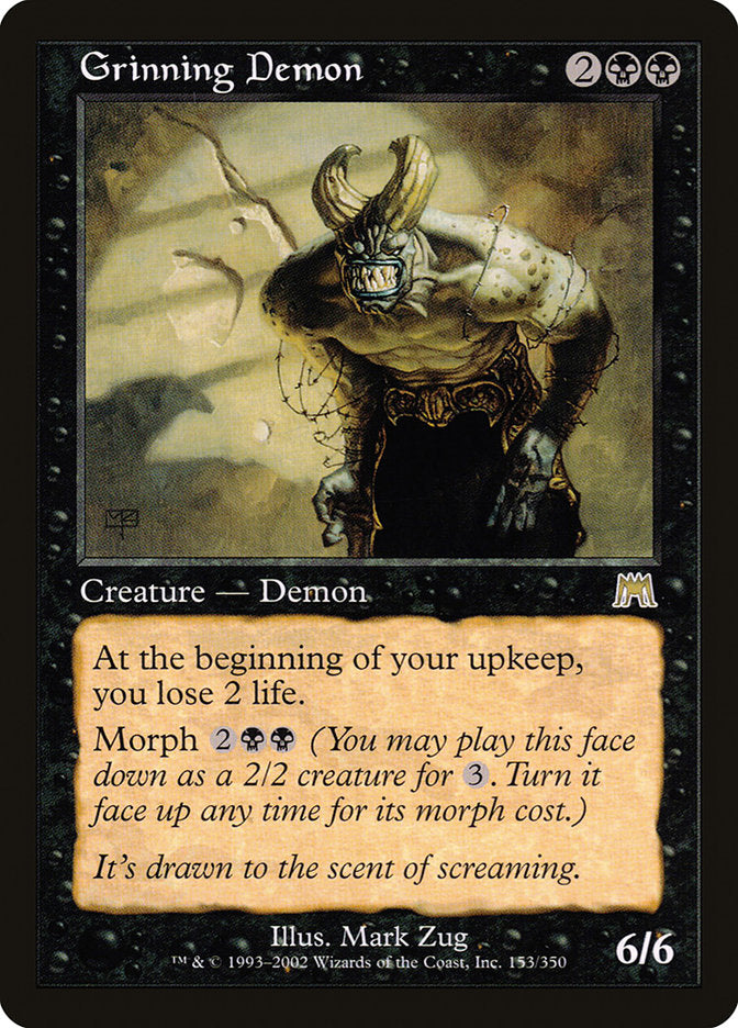 Grinning Demon 153/350 (Onslaught)  | Good Games Morley