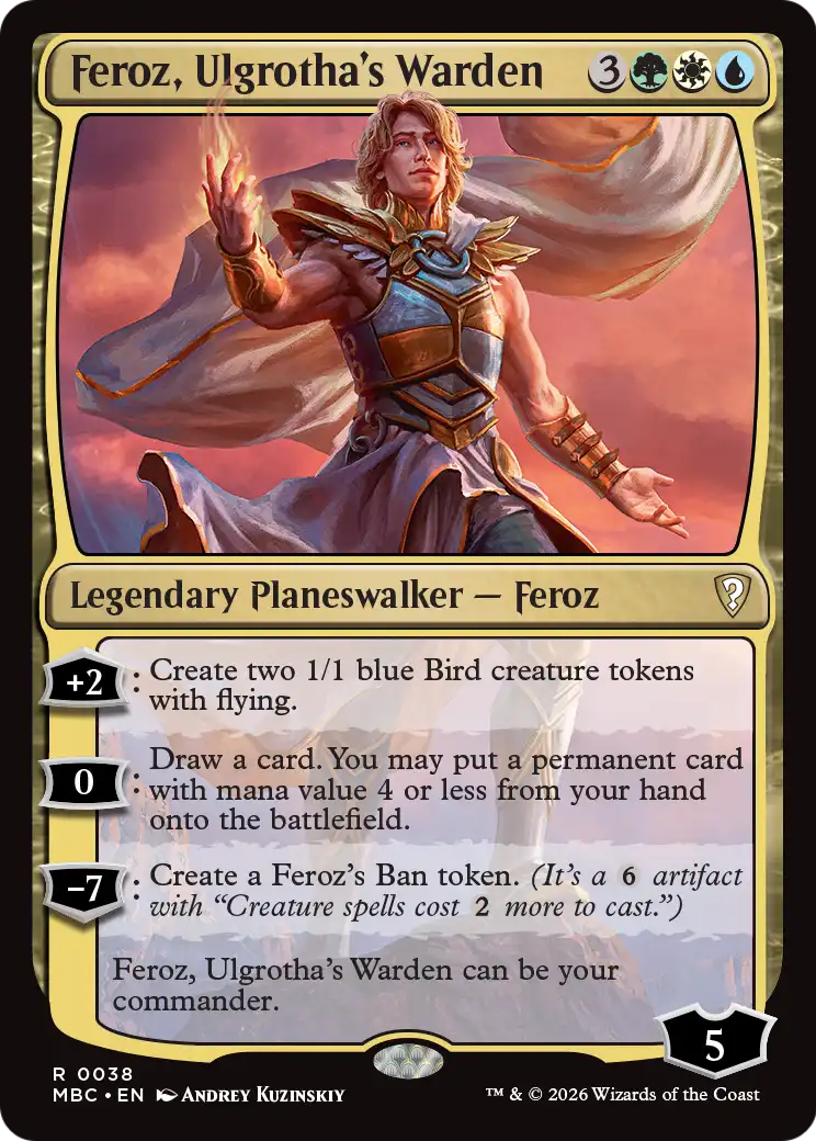 Feroz, Ulgrotha's Warden [Mystery Booster: Commander Edition] | Good Games Morley