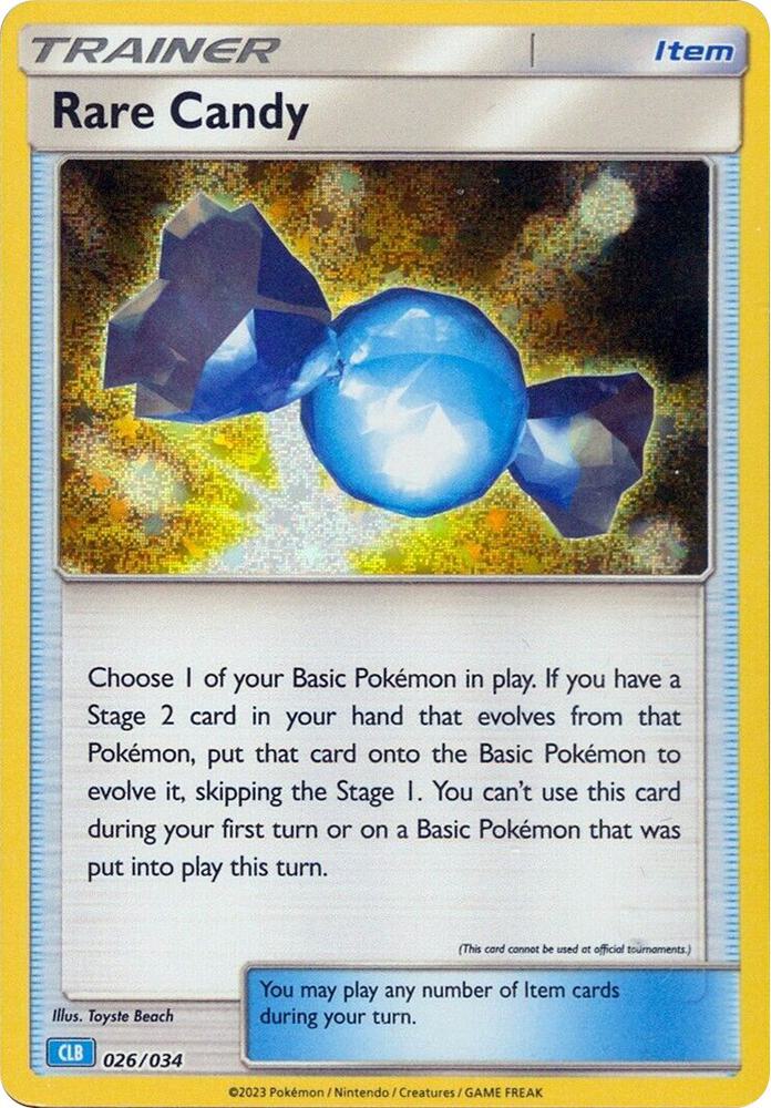 Rare Candy CLB 026/034 (Trading Card Game Classic)  - Holofoil | Good Games Morley