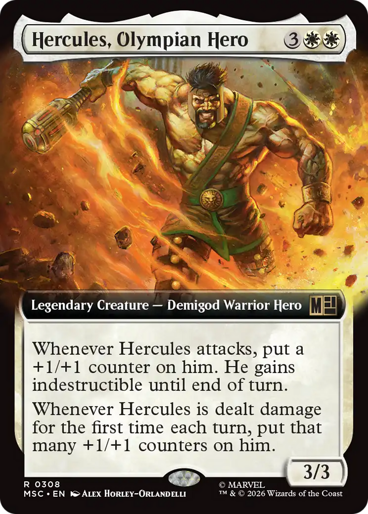 Hercules, Olympian Hero (Extended Art) [Marvel Super Heroes Commander] | Good Games Morley