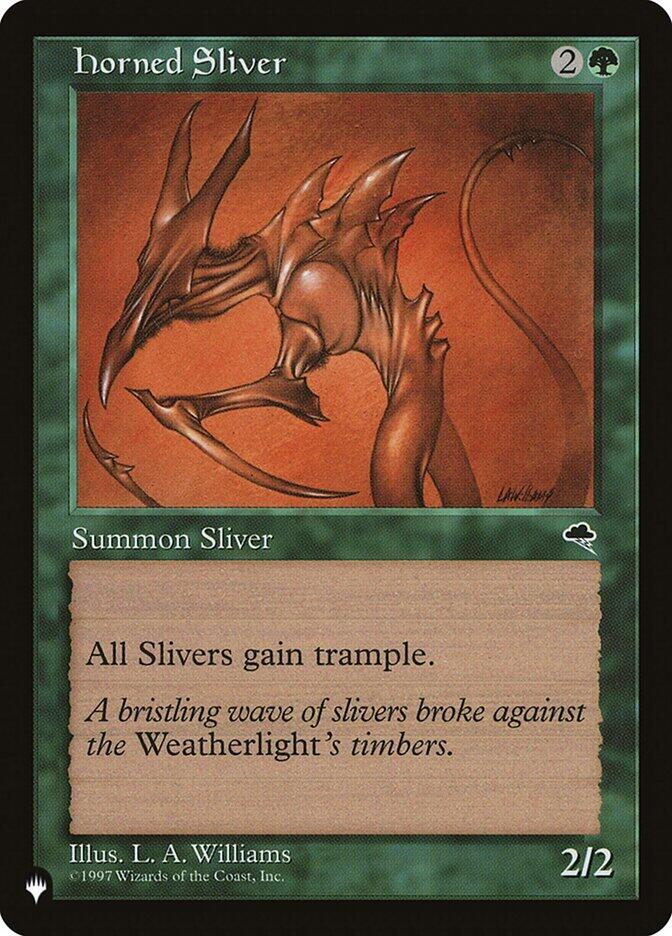 Horned Sliver TMP-234/5075 (The List Reprints)  | Good Games Morley