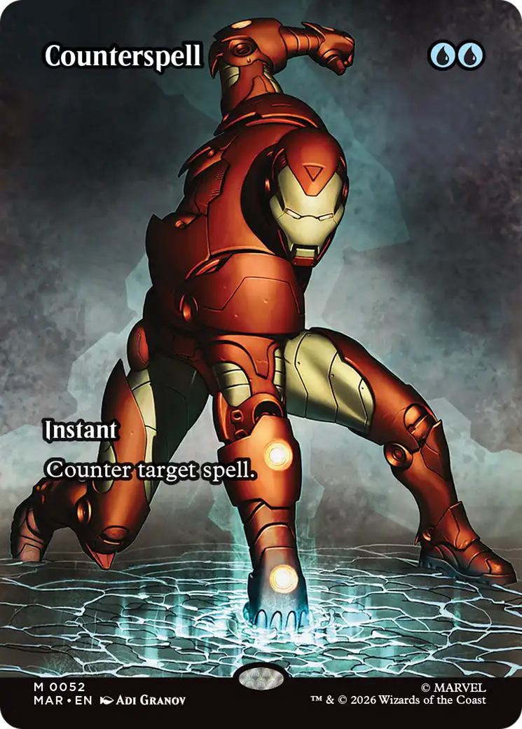 Counterspell (Borderless) (0052) [Marvel Universe: Eternal-Legal] | Good Games Morley